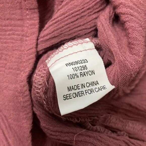 Kendall + Kylie, Pink Mauve Shorts Romper, Sleeveless, Shash Style Waist Tie, XS - Picture 10 of 12